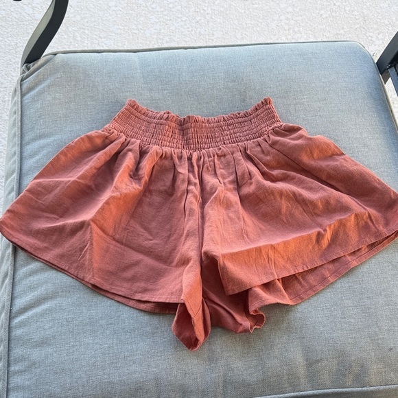 Forever 21 Pants - Forever 21 High Waist Terracotta Shorts